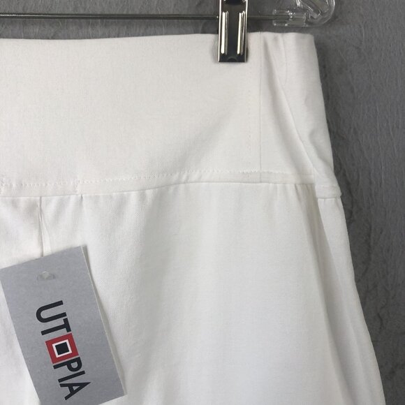 Anarkh Utopia Pants Womens Medium White Linen Jogger High Waist Made in USA - Picture 10 of 13